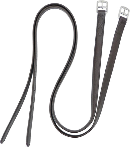 Jeereal Stability English Stirrup Leathers with Strong Nylon Core for Equestrian Riding