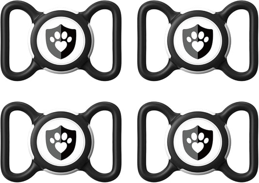 Waterproof AirTag Dog Collar Holder for Apple AirTag QR Code