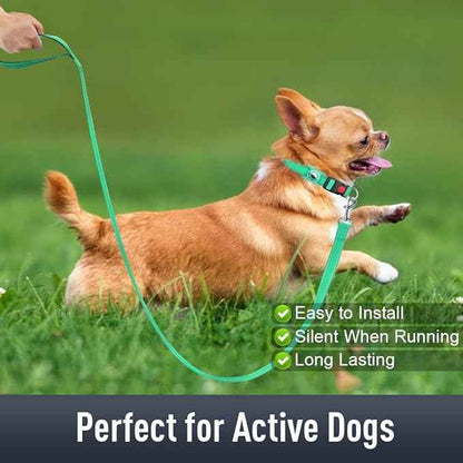 AirTag Dog Collar with AirTag Holder Compatible for Air Tag, Reflective Soft Padded, Safety Locking Buckle, Adjustable Nylon for Small Medium Large Dogs (Teal,S)