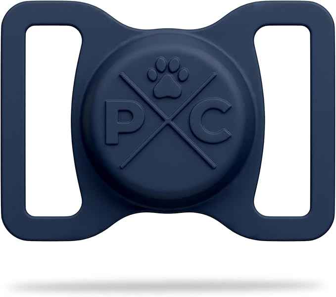 Pup Culture AirTag Dog Collar Holder, Extra-Durable, Lightweight, and Protective AirTag Case for Dog Collar