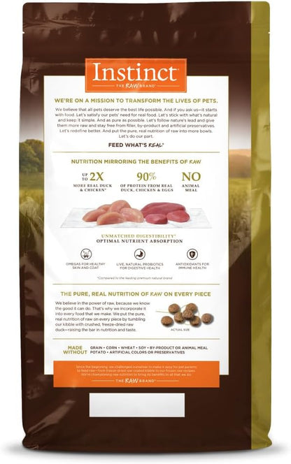 Instinct Ultimate Protein, Natural Dry Cat Food, Grain Free Recipe - Cage Free Duck, 4 lb. Bag