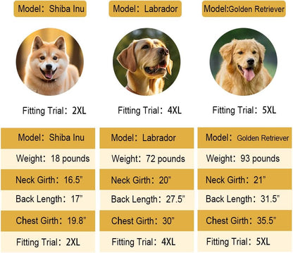 Dog Pyjamas PJS Sweater Clothes and Home Clothing Suitable for Medium to Large Breeds of Dogs, Dog Neutering Suits, Extra-Large Stretch Fabric, Four-Legged Clothes(Thin Blue, 2XL)