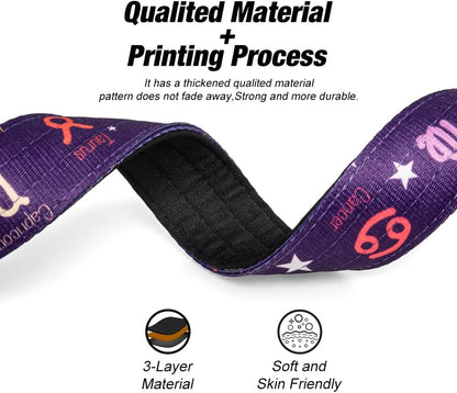 TSPRO Tactical Dog Collar 1.5 Inch Wide Thick Dog Collars with Heavy Duty Metal Buckle, Durable, Strong, Adjustable for Medium to Large Dogs (Christmas Red L)