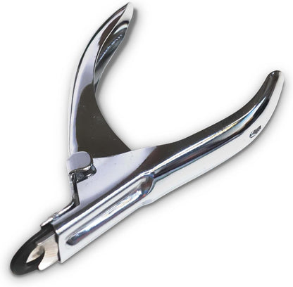 Guillotine Type Dog Nail Clippers for Small and Medium-Sized Dogs, Safety Guard to Avoid Over Cutting, Sharp Stainless Steel Blade (No Coated Handle)