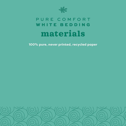 Oxbow Animal Health Pure Comfort Bedding, Rabbit, Hamster, & Guinea Pig Bedding, Bunny Supplies for Litter Box, Pet Safe, Low Dust, White Paper, 72 Liter Bag