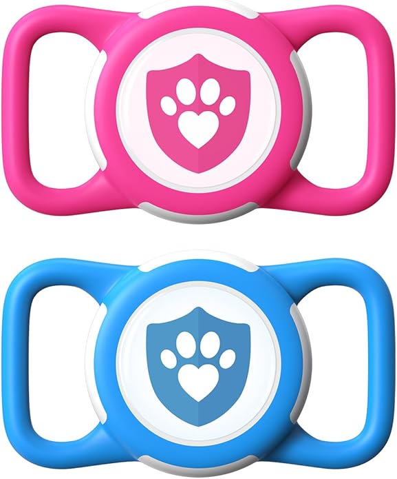 Waterproof AirTag Dog Collar Holder for Apple AirTag QR Code
