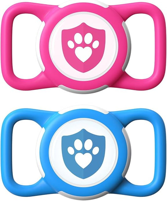 Waterproof AirTag Dog Collar Holder for Apple AirTag QR Code