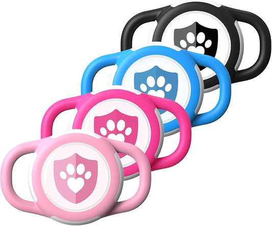 Waterproof AirTag Dog Collar Holder for Apple AirTag QR Code