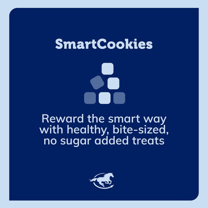 SmartEquine SmartCookies | Healthy Treats for Horses Made from Coconut Meal, Beet Pulp, Alfalfa, and Flaxseed Oil | No Sugar Added Horse Treats | Peppermint Pattie Flavor Cookies for Horses, 3 lb Bag