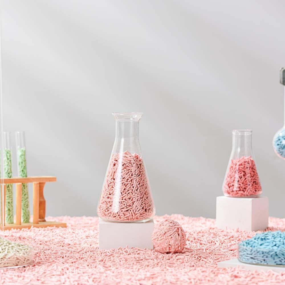 Tofu Cat Litter Natural Clumping Tofu Cat Litter, Fast Clumping and Easily Scoop-able 5.5lb/88oz 5 Scents - Ocean Fresh, 6 Pack