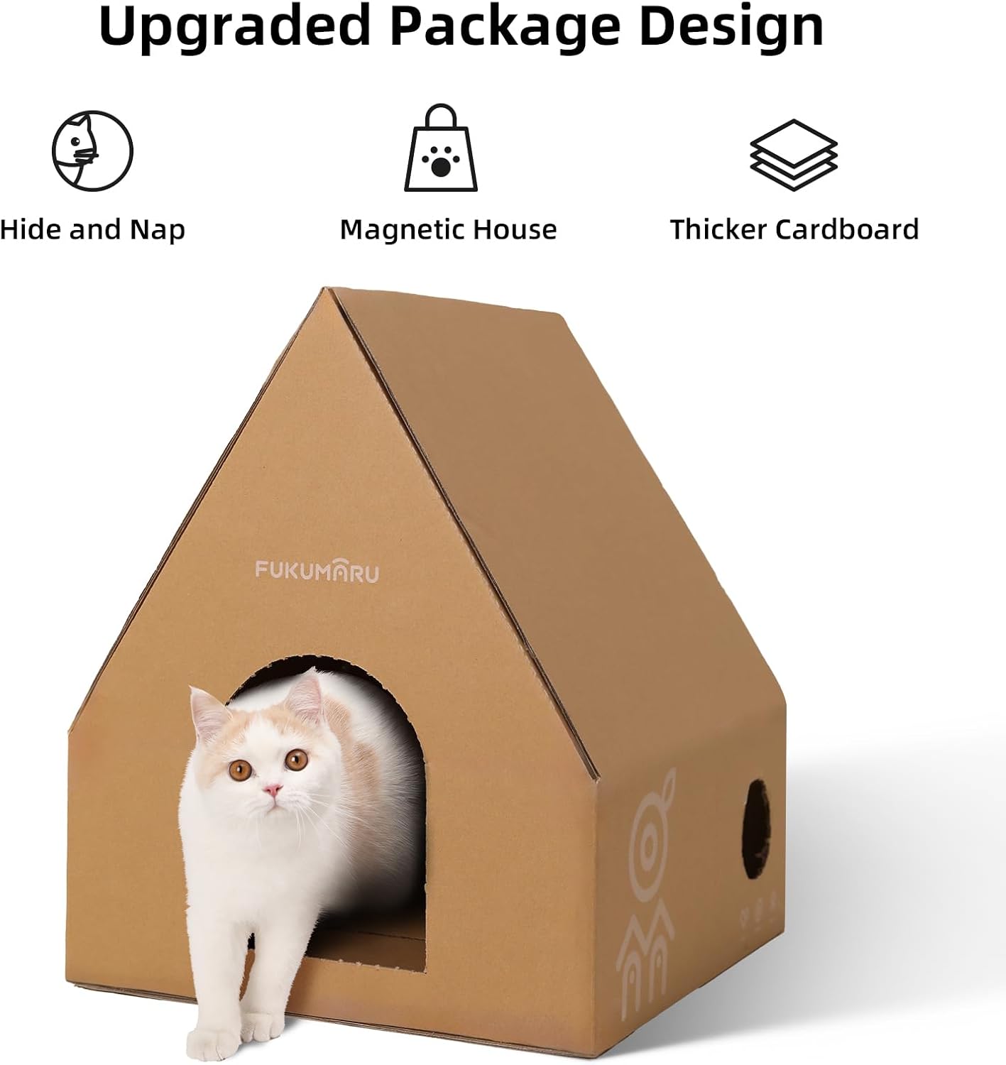 FUKUMARU Cat Wall Furniture Set, Transparent Capsule Kitten Walls Shelves with 2 PCS Pedals - Premium Kitty Bed for Sleeping, Playing, Climbing, and Lounging - Easily Holds Up to 35 Lbs