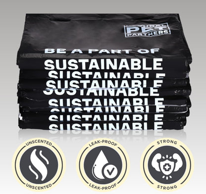 Commercial Pull-Strap Header Dog Poop Bags, 38% USDA Certified Plant-Based, Leak-Proof and Tear Resistant, For Parks, Apartments, and Public Pet Waste Stations, (3,200 Count)