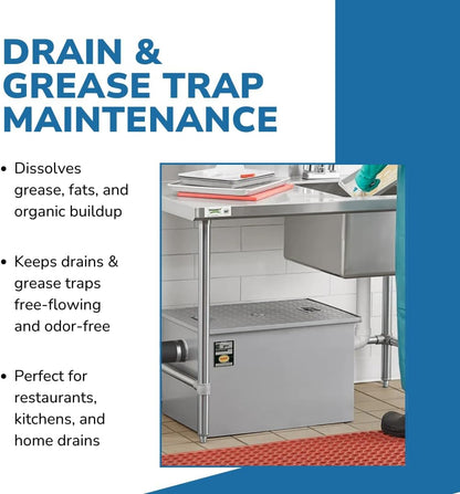 Bird Barrier Dissolve-It Max Enzyme Cleaner - Mix with Water – Bird Dropping Cleaner - Dissolves Waste – Treat Affected Areas Before Installing Bird Control Products - Bird Cage Cleaner - 1 Quart