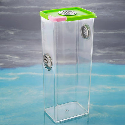 Tarantula Large Breeding Box Reptile Transparent Feeding Box Frog Cricket Snail Hatching Container Insect Habitat Cage(10.1" x 4.1" x 3.1")