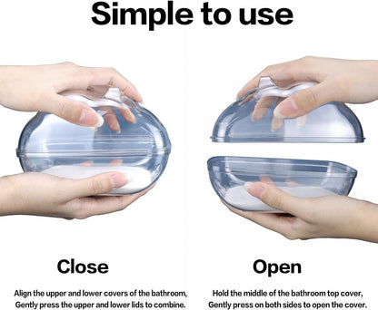 Hamster Bathtub,Hamster Bathroom,Small Animal Habitat Décor,Sand Bath Container Transparent Beds,Hamster Bed,Ice Bathtub,Sleep Pad Nest,Sand Bath Box for Cage Accessories（M）