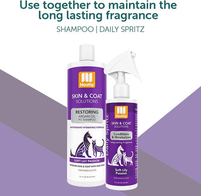 Nootie - Pet Shampoo for Sensitive Skin - Revitalizes Dry Skin & Coat - Natural Ingredients - Gentle Dog Shampoo - Cleans & Conditions