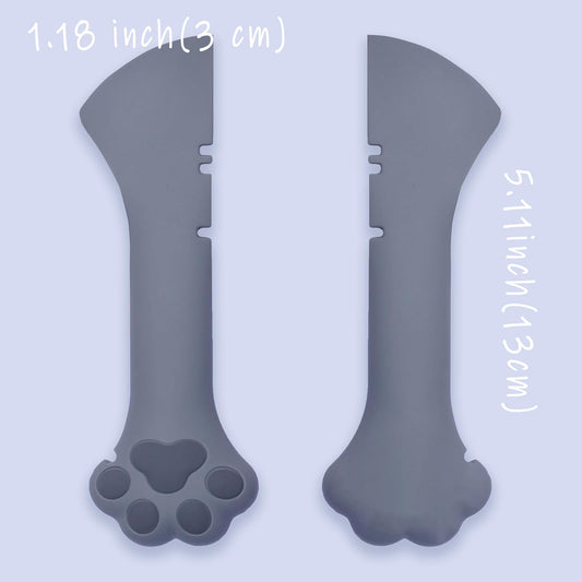 Meow&Woof Cat Wet Food Spoon, Mini Spatula for Pet Canned Food, BPA Free Can Spoons for Animal Feeding, Small Jars Spatulas, Easy Clean Scraper for Dog Food Cans （2 Spoons）
