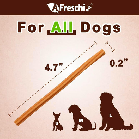 AFreschi Turkey β-Carotene Stick Dog Treats – 6 oz, USA-Sourced Trukey, All-Natural, Hypoallergenic, Low-Fat, Healthy & Easily Digestible, Puppy & Training Snack