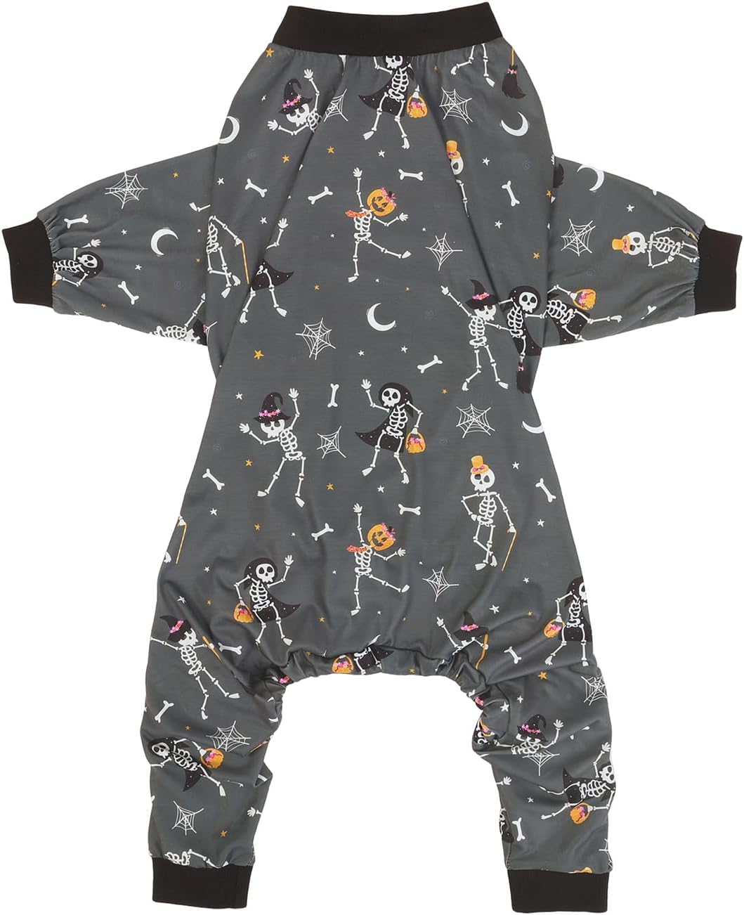 HDE Dog Pajamas One Piece Jumpsuit Lightweight Dog PJs Shirt for M-3XL Dogs Skeleton Bones - 3XL