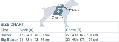 Kurgo Big Baxter Dog Backpack, Dog Saddlebag Pack for Pets, Adjustable Saddlebag for Hiking, Walking, Running, Camping, Coastal Blue