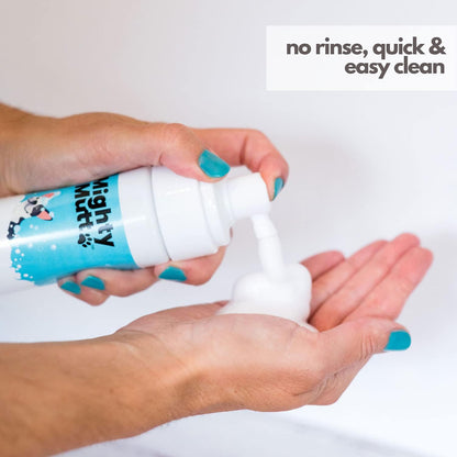 Mighty Mutt Waterless Foam Shampoo for Dogs | Dry Shampoo for Dogs No Rinse | Deodorizes Smelly Dogs | Soothing & Anti-Itch | Hypoallergenic | Waterless Dog Shampoo – Fresh Breeze Refill | 30 fl oz