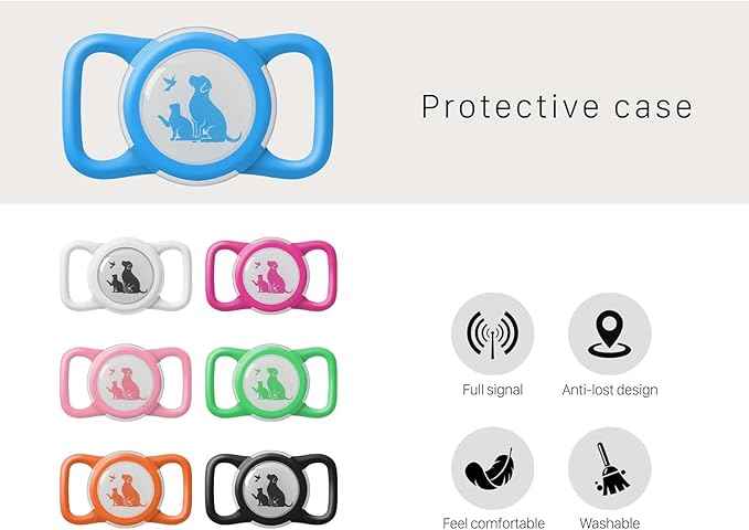 Compatible with Holder Airtag for Dog Collar with Apple Case Waterproof