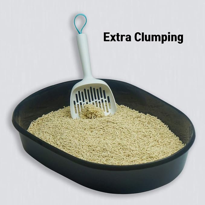 I AM TOFU - Tofu Cat Litter, Natural Flushable Extra Clumping Pellet Litter, 10LB x 3 (Charcoal 2 & Original 1)