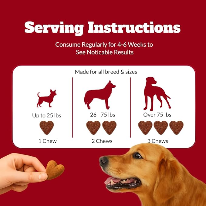 Dog Probiotics Chews Supplement – Digestive Support & Gut Health for Dogs, Helps Loose Stool, Gas & Sensitive Stomachs, Supports Itchy Skin, Allergy & Immune Health – 120 Ct