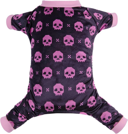 CuteBone Dog Halloween Pajamas Puppy Onesies Small Dogs Soft Pjs Coat Cat Apparel Comfy Pet Clothes Outfit Doggie Bodysuit P248XL