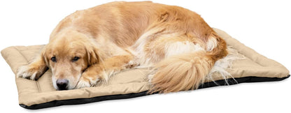 K9 Ballistics Tough Ripstop Dog Crate Pad - Durable & Machine Washable with Non-Skid Bottom and 120-Day Warranty, Fits 42" Wire Crates - Large, Sandstone