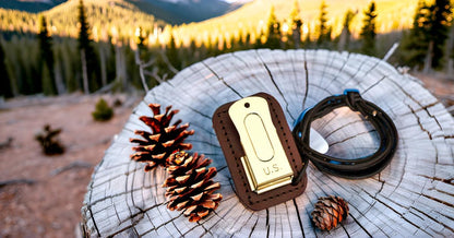 Mythrojan Brass and Steel Pet Training Clicker Puppy Dog Training Cricket Clicker U.S. Engraved WII Military Gear Metal Clicker