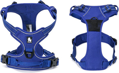 TRUE LOVE Adjustable No-Pull Dog Harness Reflective Pup Vest Harnesses Comfortable Control Brilliant Colors Truelove TLH5651(Royal Blue,XS)