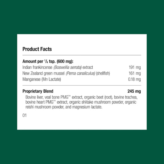 Standard Process Canine Musculoskeletal Support - Bone & Joint Health Formula for Pets - Canine Musculoskeletal Support Supplement - Supplement for Dogs to Aid Joint Comfort & Muscle Health - 30 g