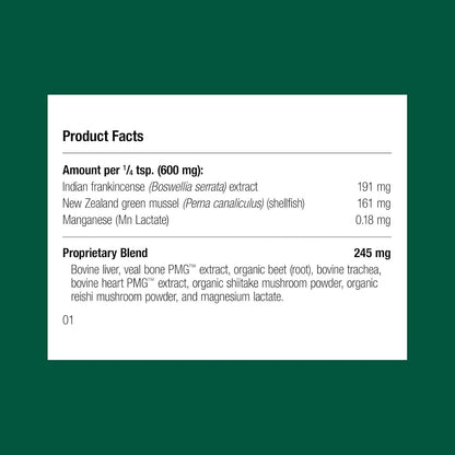 Standard Process Canine Musculoskeletal Support - Bone & Joint Health Formula for Pets - Canine Musculoskeletal Support Supplement - Supplement for Dogs to Aid Joint Comfort & Muscle Health - 30 g