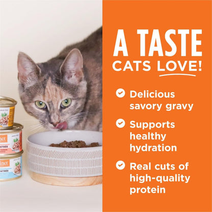 Instinct Flaked Entrée Wet Canned Cat Food - Tuna, 3 oz. Cans (Pack of 24)