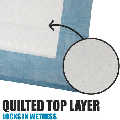 BV Puppy Pads XL 40 Count 28"x34" - Leak-Proof Pee Pads for Dogs with 6-Layer Design, Rapid Dry Sheet & Attractant - Dog Pad Extra Large with Odor Control - Perfect for Big Dogs & Indoor Use