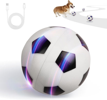 Pet Prime Active Rolling Ball for Dogs Motion Activated Rechargeable Automatic Interactive Dog Ball Toy with LED Light Self Moving Toy for Small Medium Large Dogs to Play