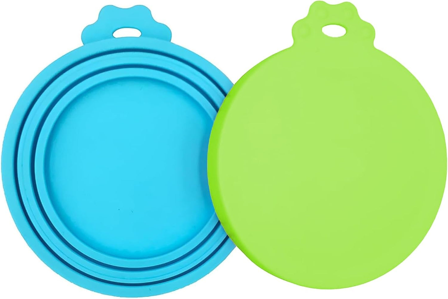3 Pack Pet Food Can Covers, Silicone Universal Can Lids for Dog & Cat Food, BPA Free, One Fit Most Standard Size Can Lids Top Blue/Green/Teal