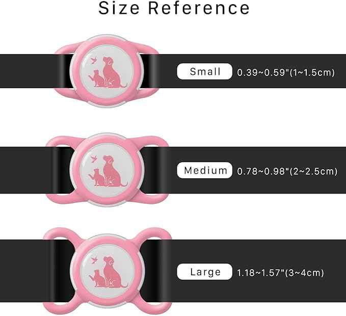 Compatible with Holder Airtag for Dog Collar with Apple Case Waterproof