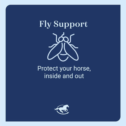 SmartEquine Fly Mask with UV Protection, Ears, and Mesh | Wide Secure Closure | UV Fly Mask for Horses (Horse)