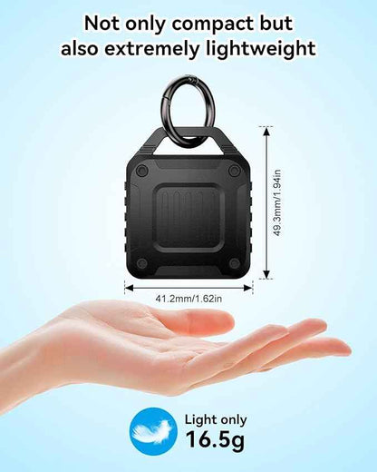 DDJ 2-Pack IPX8 Waterproof for AirTag Holder Case Keychain, Screw Lock - Rugged Case for Apple AirTags 1st & 2nd Generation with Key Ring, Durable Air TagHolder for Dog Collar/Luggage/Key/Backpack