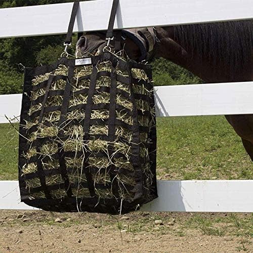 Derby Originals Supreme 4-Sided Slow Feed Hay Bag – Patented, 1-Year Warranty, 3.5" & 1.75" Openings