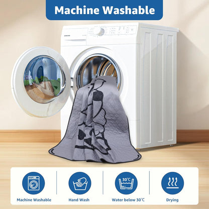 Washable Pee Pads for Dogs: 2 Packs Reusable Puppy Pads Super Absorbnet Dog Floor Mats for Whelping, Incontinence, Training, Crate ,36x48