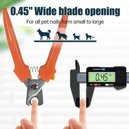Dog Nail Clippers 767C – Heavy Duty Nail Trimmers for Large & Small Breeds, Easy-to-Use Pet Clippers for Thick Nails, Dog Toenail Clippers for Large Dogs