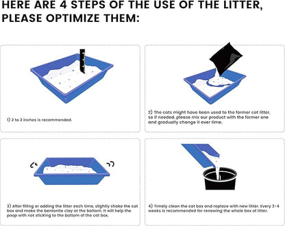Tofu Cat Litter, Dr. PawPaw Clumping Cat Litter, Honeysuckle Scent 18 lb, Dust-Free Keep Kitty Tidy, Superior Odor Control Keep Step Fresh