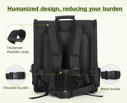 Pecute Pet Carrier Backpack, Dog Carrier Backpack, Expandable with Breathable Mesh for Small Dogs Cats Puppies, Pet Backpack Bag for Hiking Travel Camping Outdoor Hold Pets Up to 18 Lbs - Pawvie