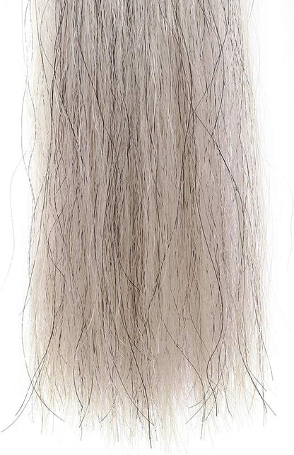 Horse Tail Extensions with Braided Horsehair Loop, Blunt Cut Bottom, 28-30 inches Long and 3/8 lb Weight