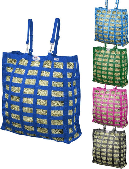 Derby Originals Supreme 4-Sided Slow Feed Hay Bag – Patented, 1-Year Warranty, 3.5" & 1.75" Openings