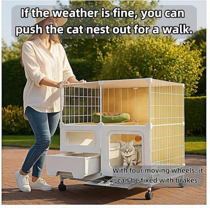 Cat Cage (28″(L) x18″(W) x34″(H))