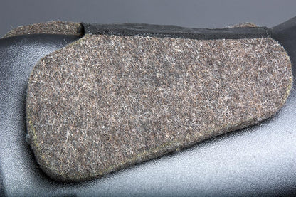 HILASON Western Wool Felt Horse Saddle Pad W/Distressed Wear Leather Made in USA | for Horses